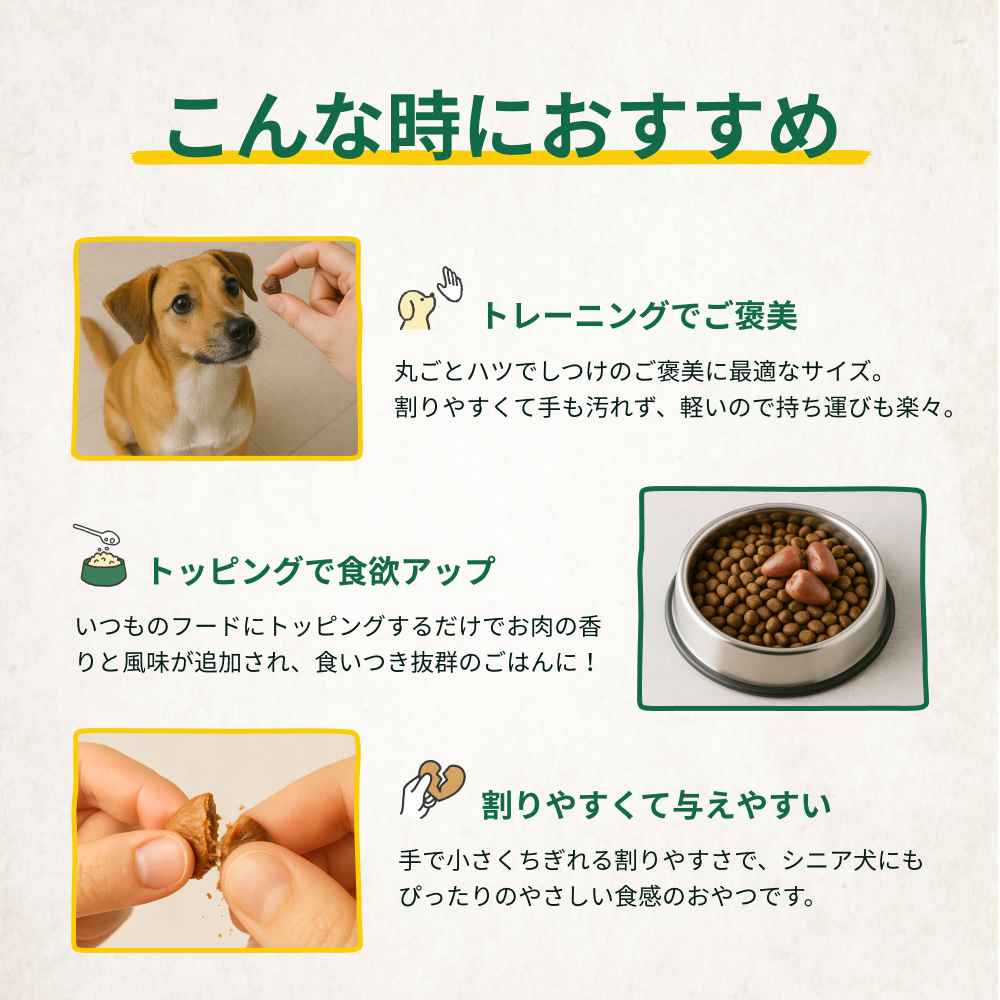 GoDoggy フリーズドライチキンハツ 50g