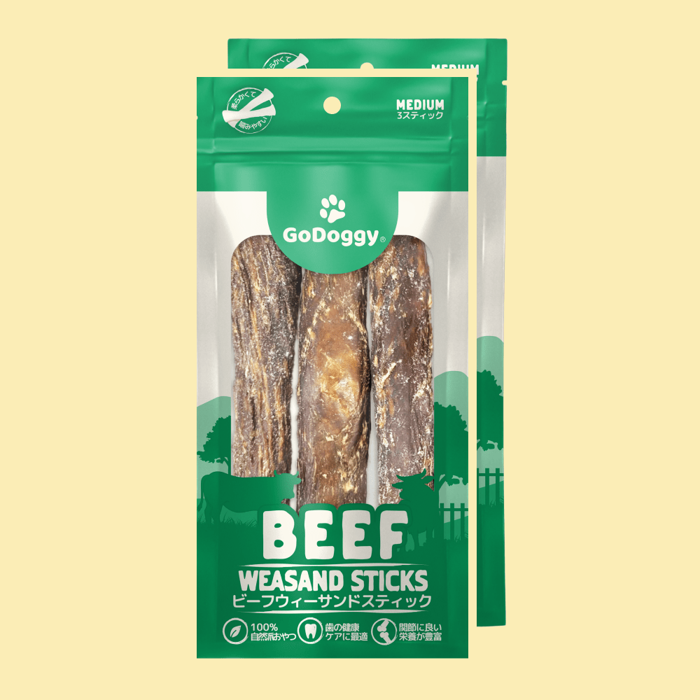 GoDoggy ビーフウィーサンドスティック(M)3本入り15cm