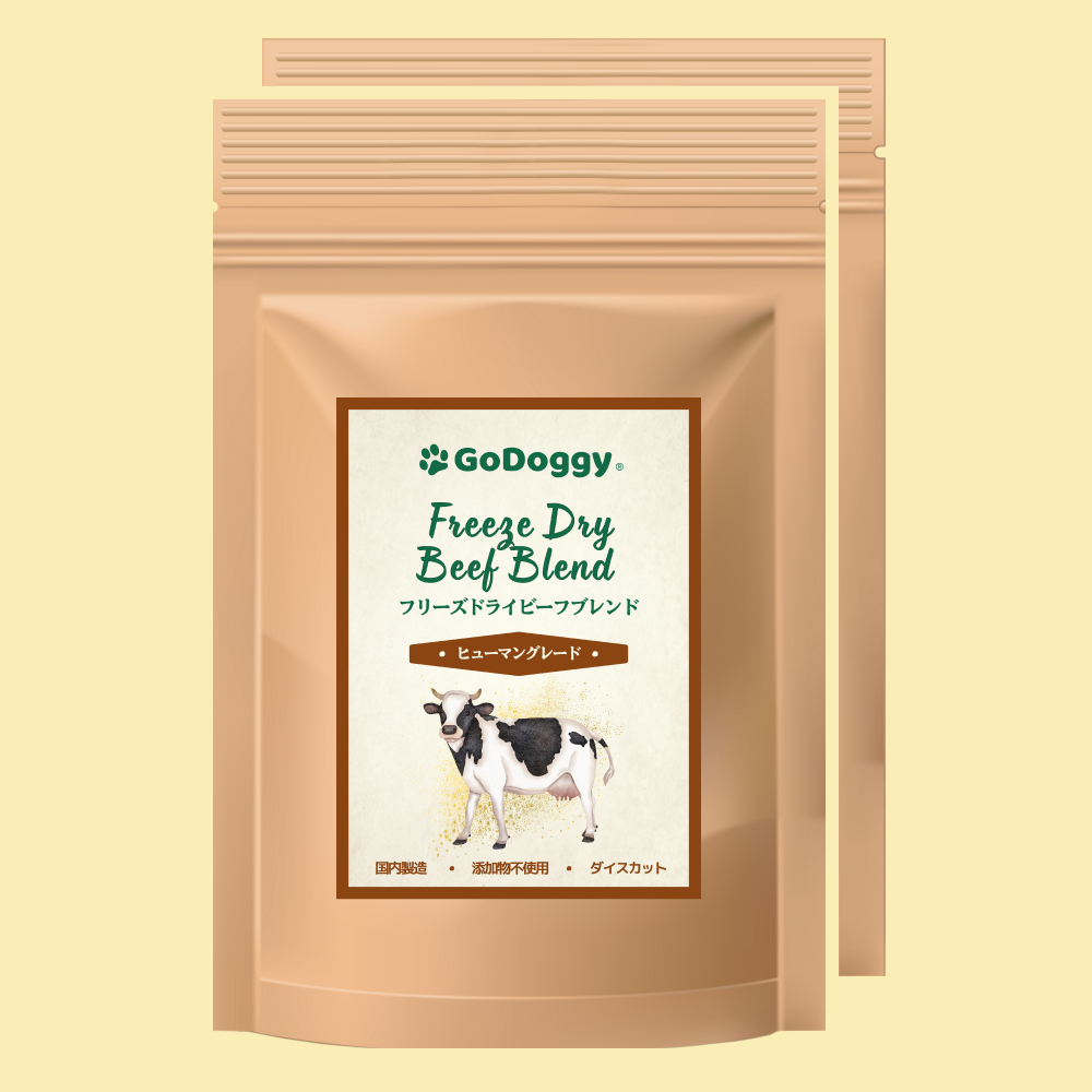 GoDoggy フリーズドライビーフブレンド 100g