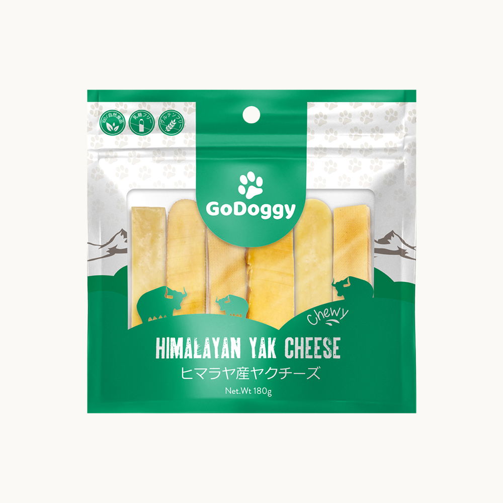 ヒマラヤ産ヤクチーズスティック (S) - 6本入り180g