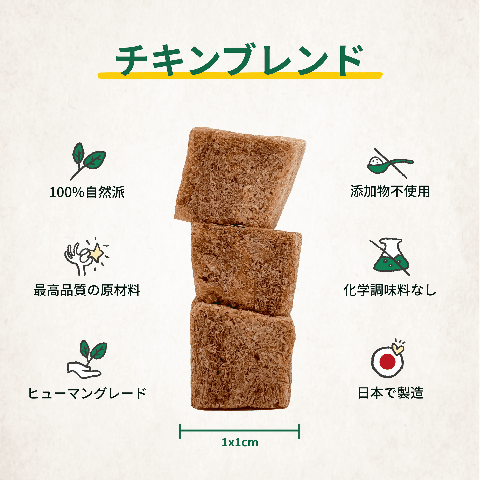 GoDoggy フリーズドライチキンブレンド 30g|高品質で自然派の犬用 GoDoggy フリーズドライチキンブレンド 30g|高品質で自然派の犬用